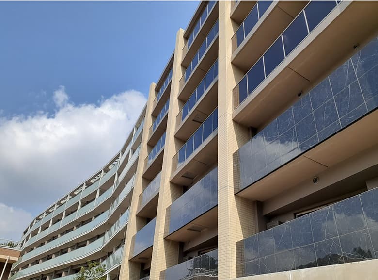 スリム枠 ガラス手すり