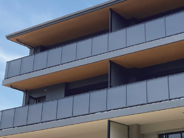 スリム枠 ガラス手すり