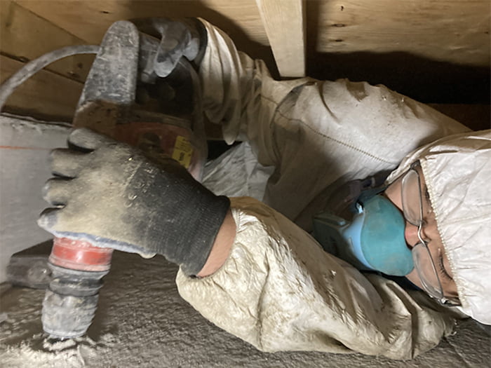 【住宅編】コンクリート床スラブ沈下修正工法