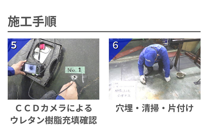 【工場編】コンクリート床スラブ沈下修正工法