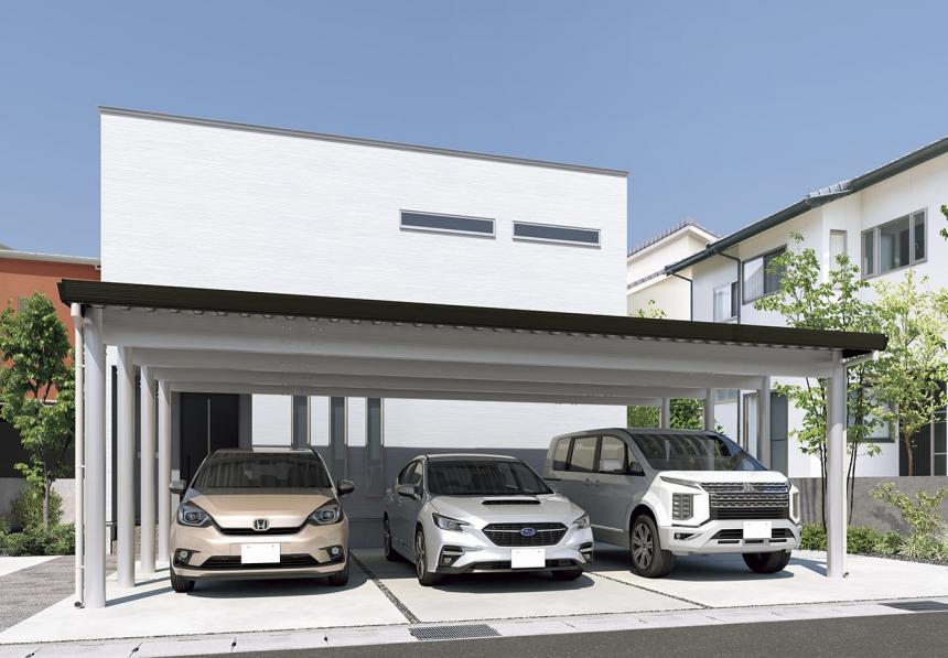 折板カーポート アルファNS