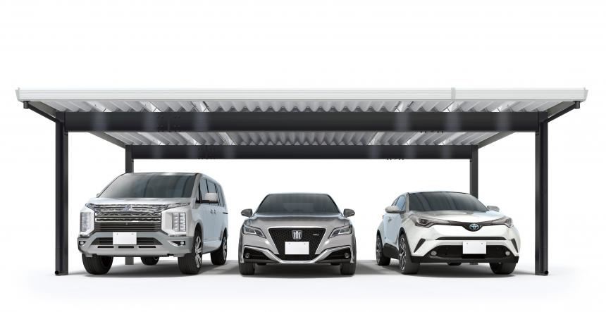 折板カーポート アルファNS