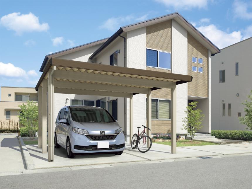 折板カーポート アルファNS