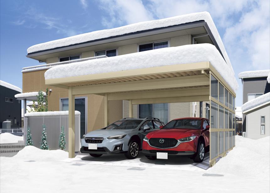 折板カーポート アルファNS