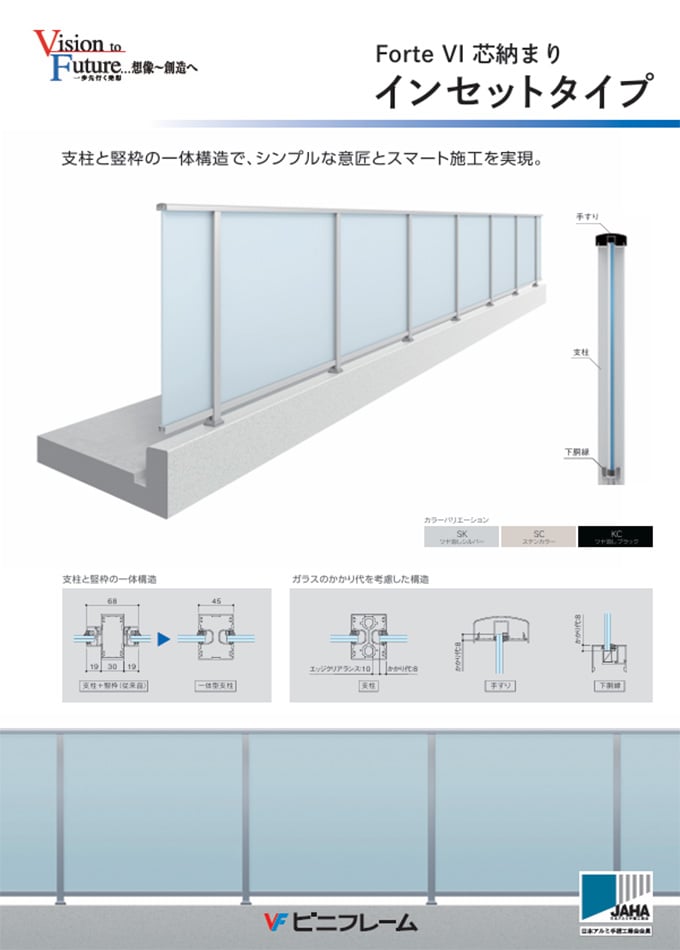 Forte VI 芯納まりインセットタイプ