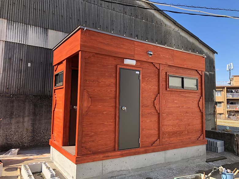 レブユニット「ログBOX」- 移動式木造ユニットハウス -