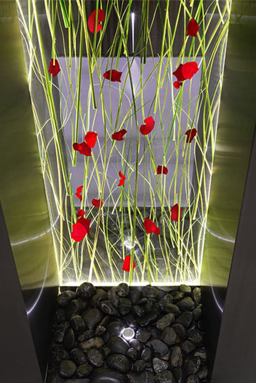 DACRYLシリーズ【緑色草の葉&バラの花びら】