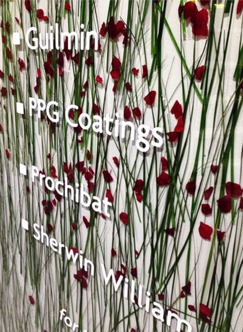 DACRYLシリーズ【緑色草の葉&バラの花びら】