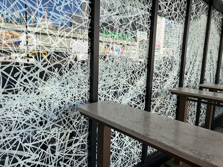 和紙店舗ラッピング装飾/和紙屋(株式会社杉原商店)