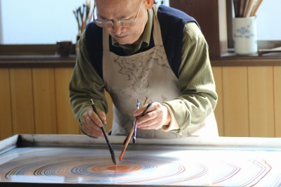 和紙製作の様子/和紙屋(株式会社杉原商店)