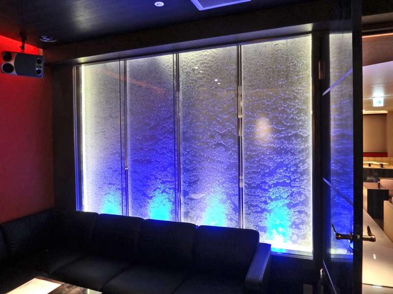 空間水演出【アクアウォールパネル・滝設備】