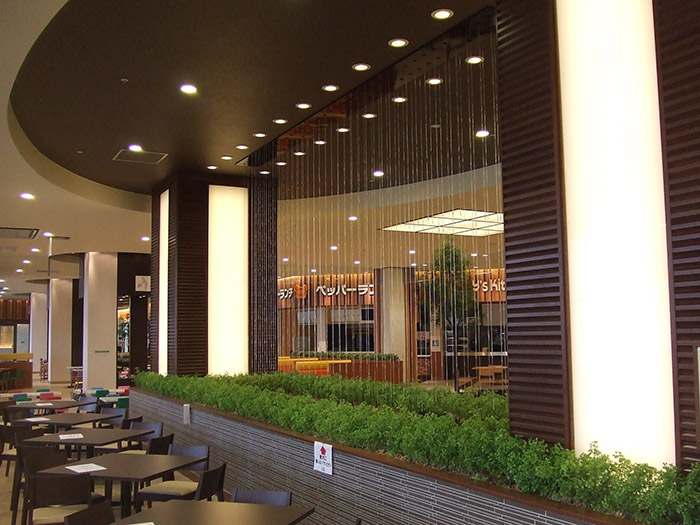 空間水演出【フィルムフォール・滝設備】