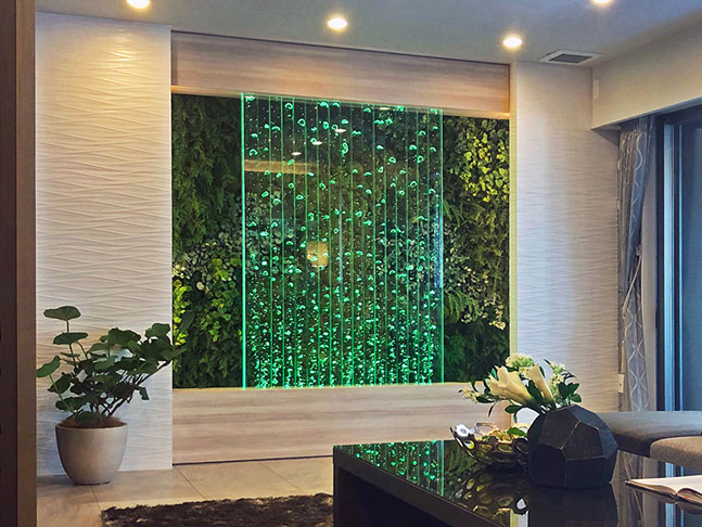 空間水演出【パールエアレーション・泡水槽】|株式会社ウォーターパール