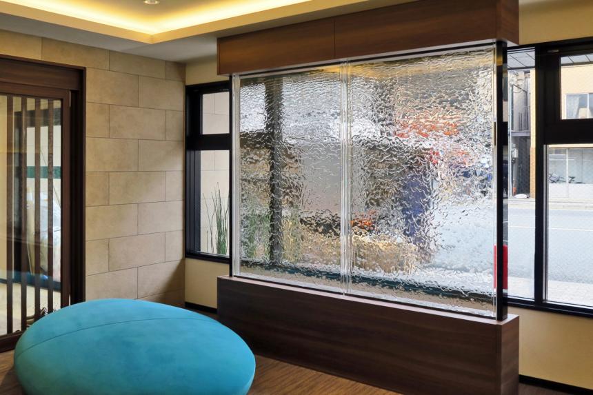 空間水演出【アクアウォールパネル・滝設備】