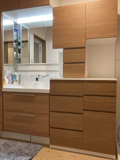 オーダー家具【洗面収納】