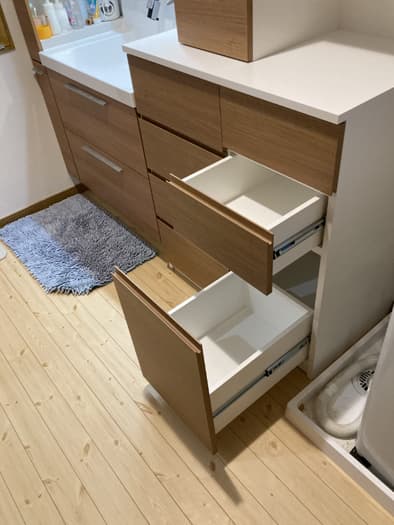 オーダー家具【洗面収納】
