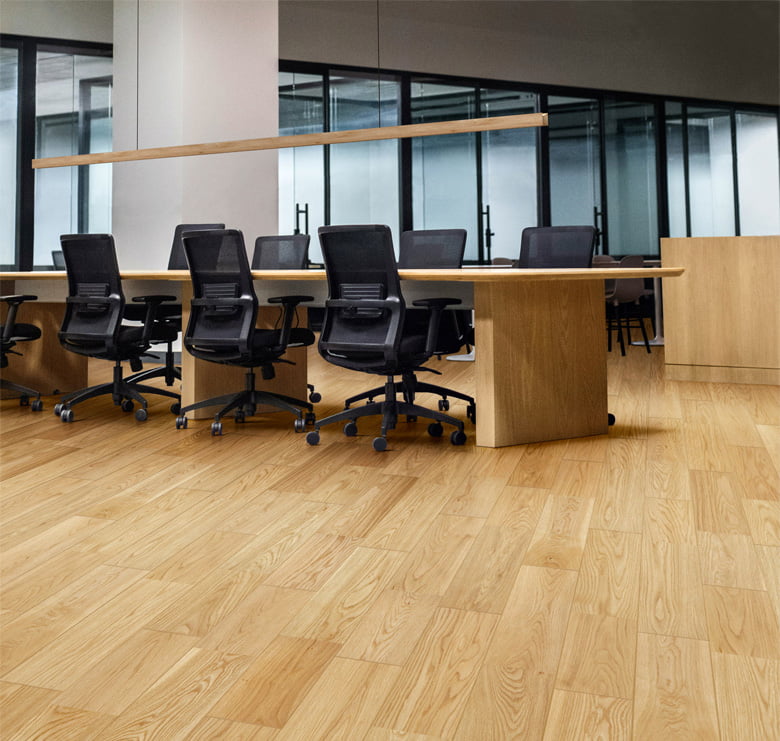 オフィス用天然木フローリング 「メッセージオフィス」