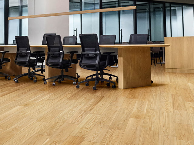 オフィス用天然木フローリング 「メッセージオフィス」