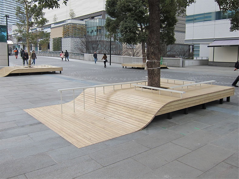 高耐久化天然木材「アコヤ」/池上産業株式会社