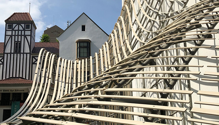 高耐久化天然木材「アコヤ」