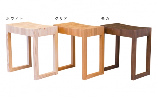 智頭(ちず)杉の匠 スツール