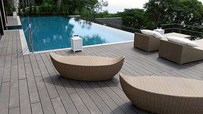 高耐久で美しい人工木“ERデッキ”