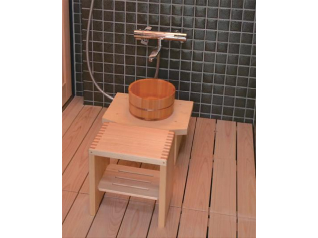 和風 風呂桶・椅子