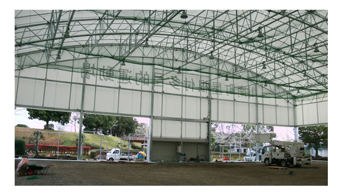 スポーツ施設テント