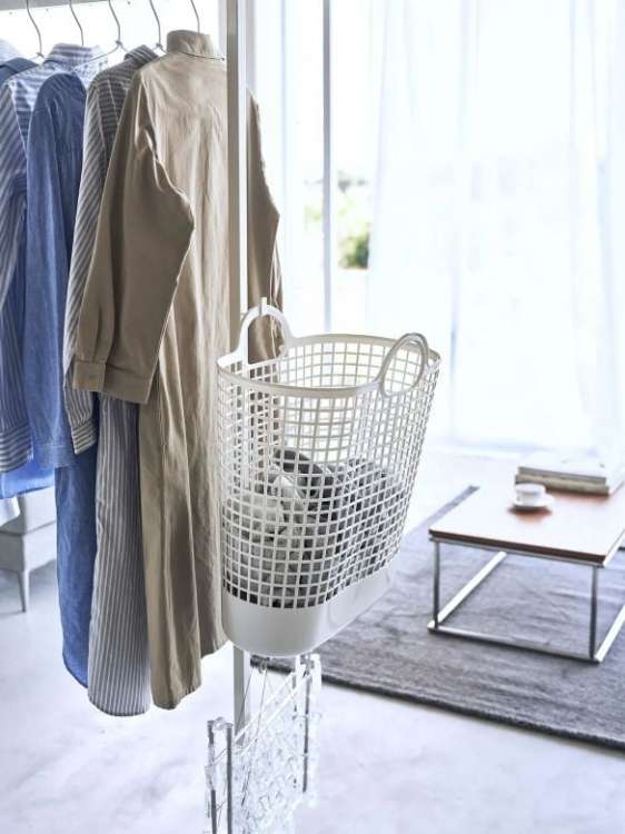 【tower】折り畳み室内物干し/山崎実業株式会社