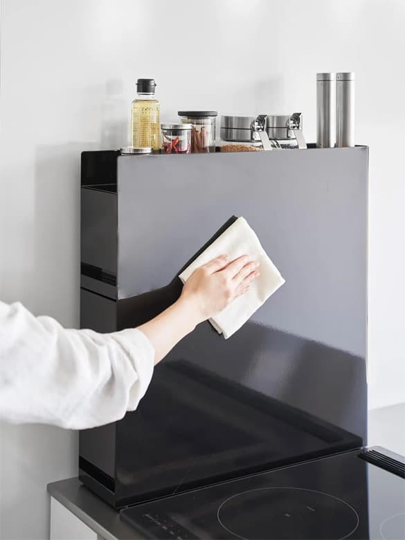 【tower】隠せる調味料ラック 2段