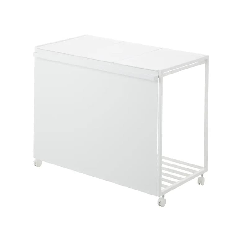 【tower】蓋付き目隠し分別ダストワゴン  45L 3分別