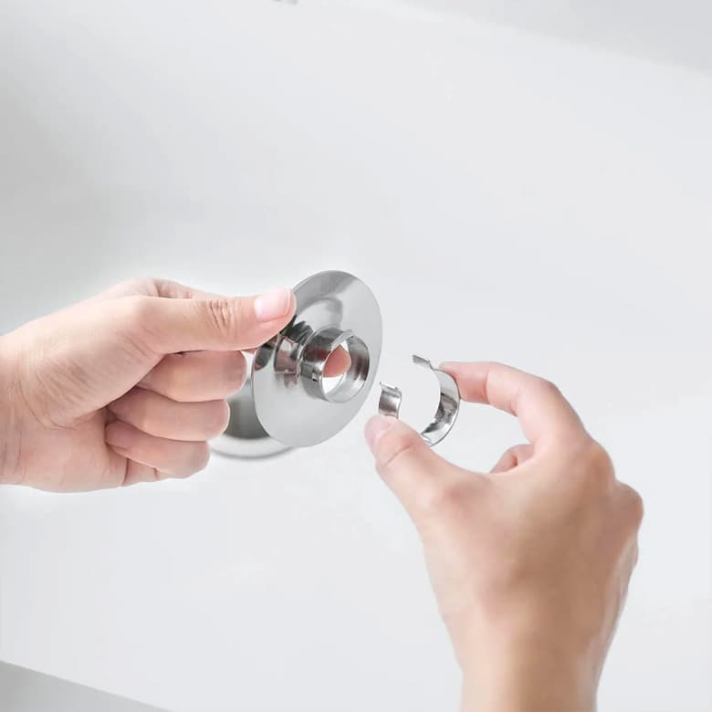 【tower】洗面排水口ゴミ受けネットホルダー