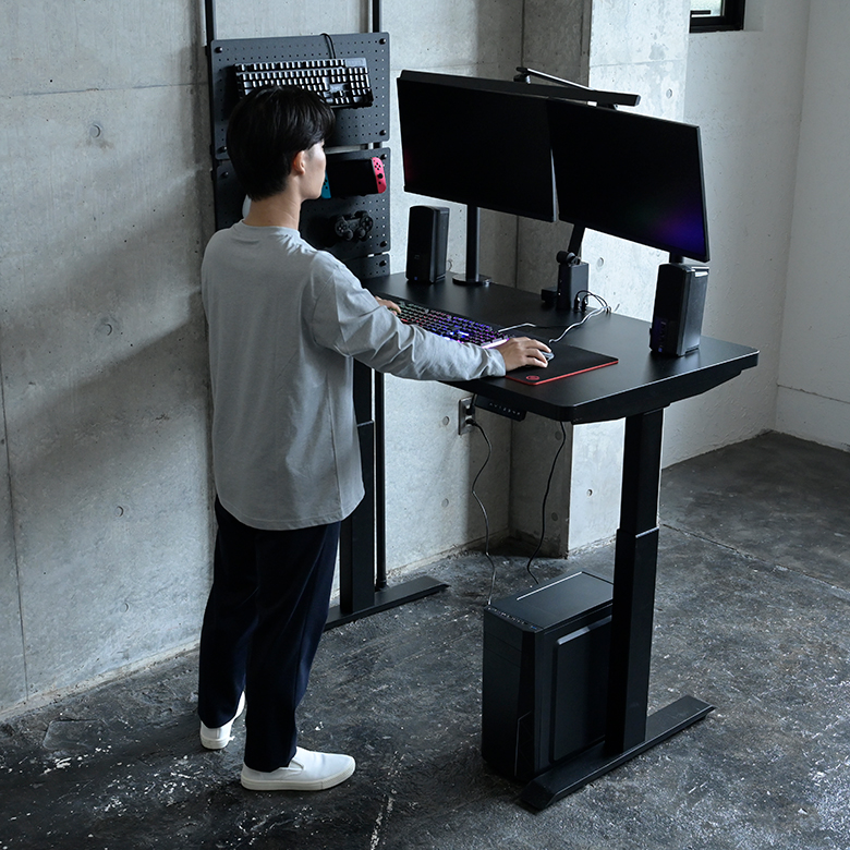 電動昇降デスク/株式会社山善