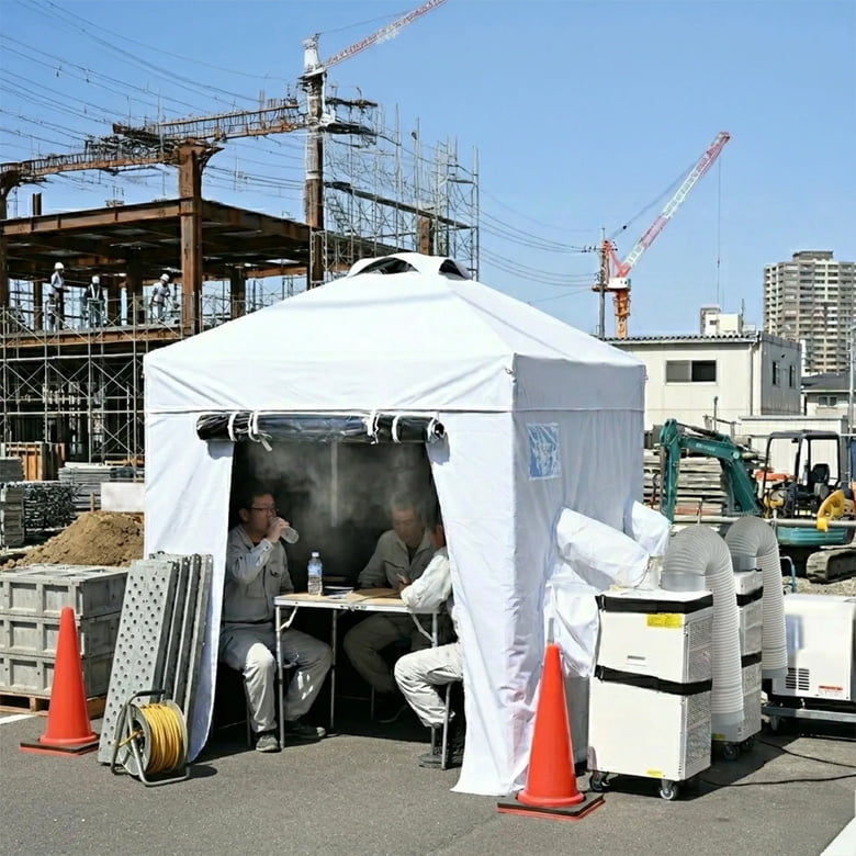 熱中対策シェルター/株式会社山善