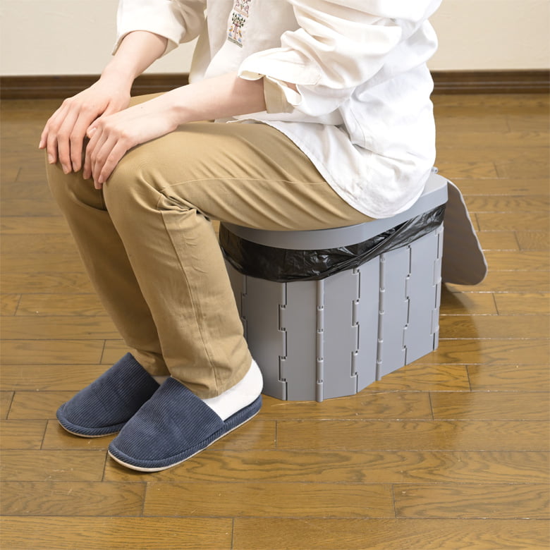 サッと簡単トイレ 折りたたみ YKT-12G