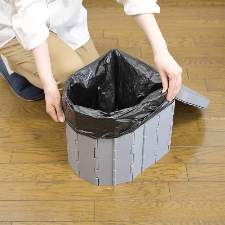 サッと簡単トイレ 折りたたみ YKT-12G