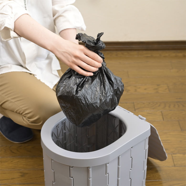 サッと簡単トイレ 折りたたみ YKT-12G