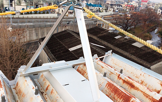 仮設用 三脚支柱