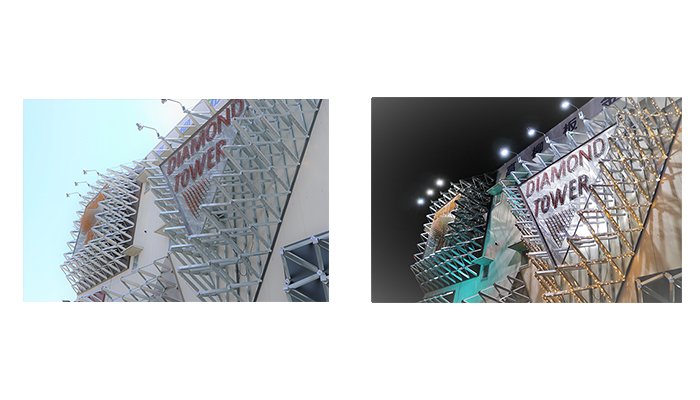 ダイヤモンドタワーサイン