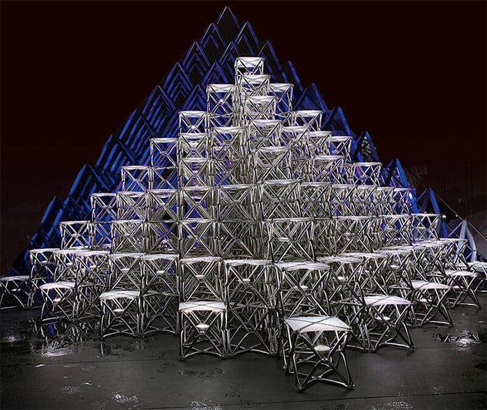 キューブシリーズ【ピラミッドアート】