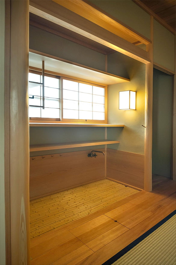 茶室(天井材・水屋材等)