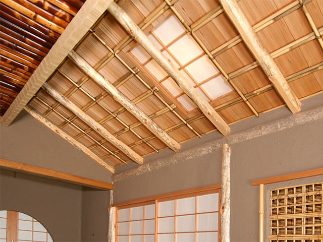 茶室(天井材・水屋材等)