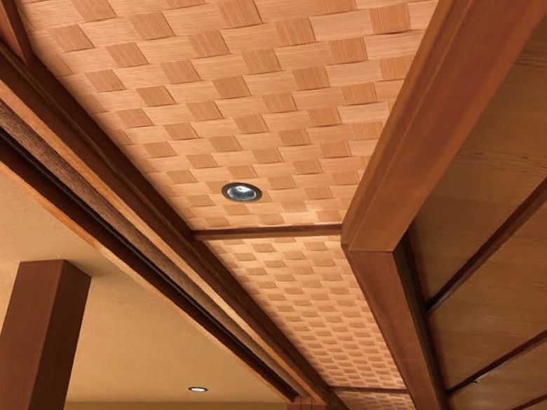 【防炎認定品】ヨコタケボード(銘竹ベニヤ貼)