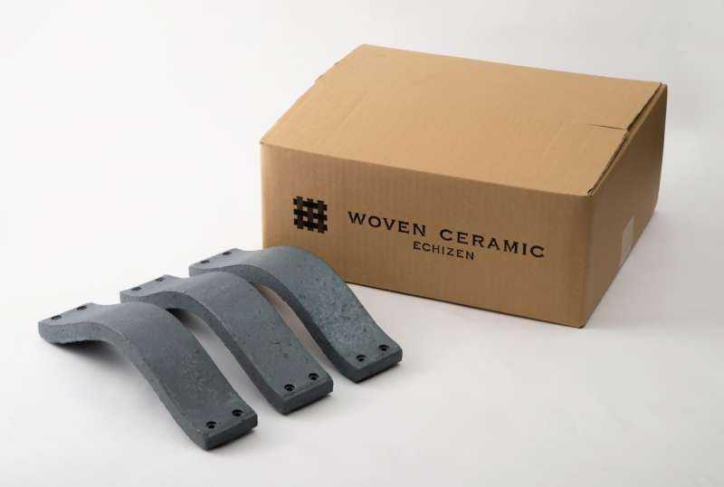 装飾瓦「Woven Ceramic Echizen」/ カラー:銀鼠 / 株式会社吉光工業