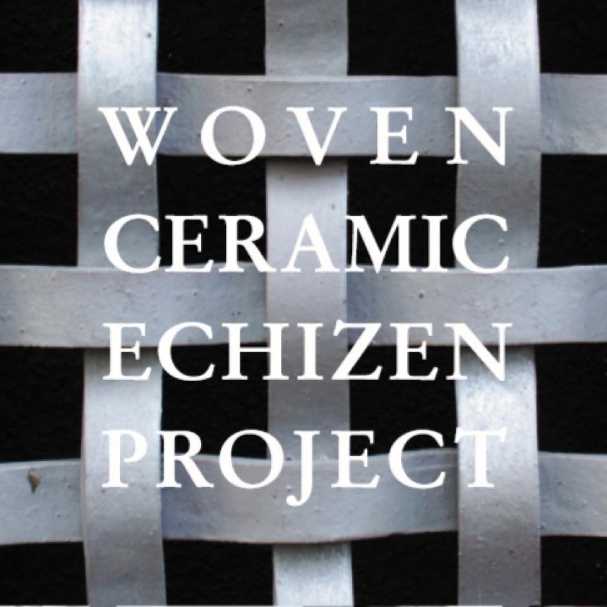 Woven Ceramic Echizen[繊維を表現した瓦]