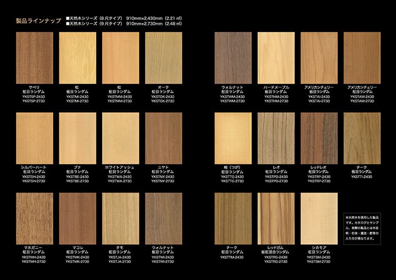 不燃・準不燃認定天然木クロス F★★★★【吉野プレミアムシート】