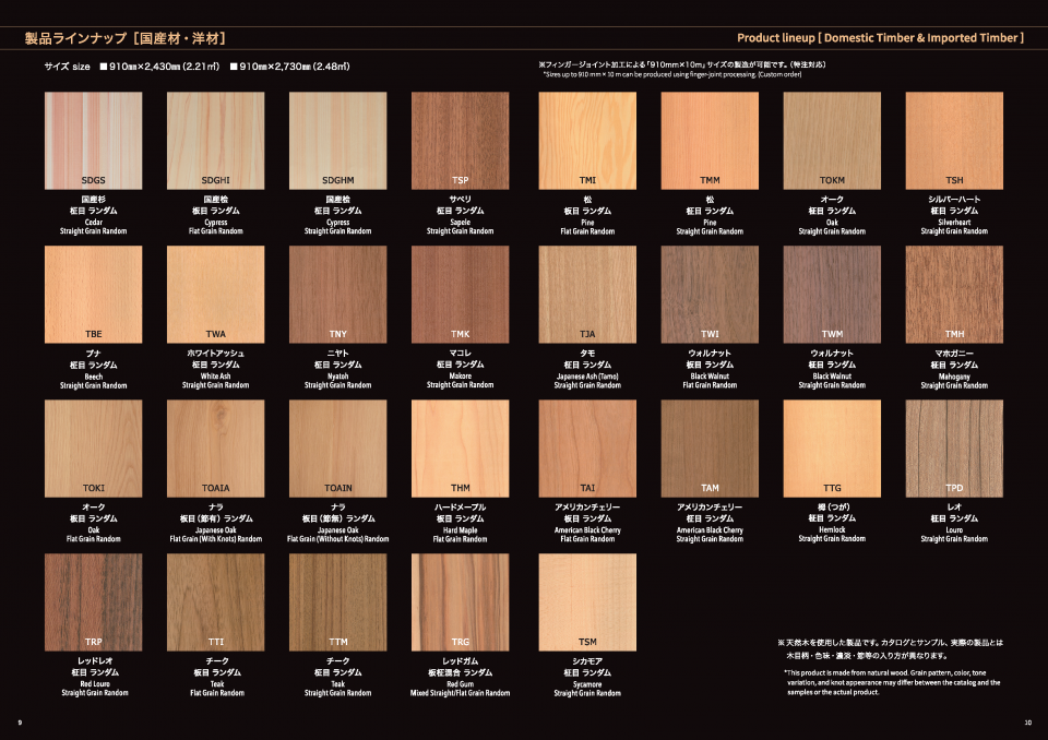 不燃・準不燃認定 内装用天然木クロス/シート F★★★★【吉野プレミアムクロス/シート】